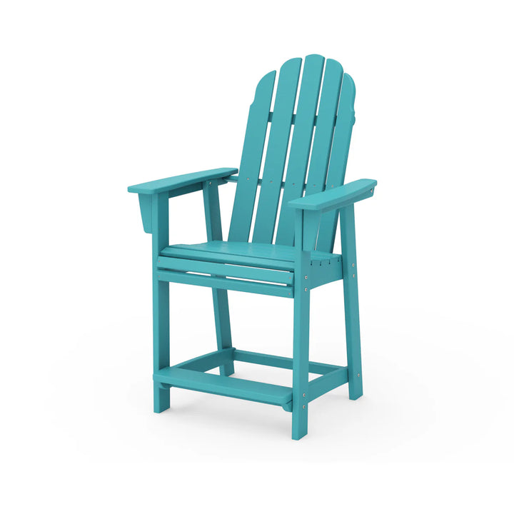 Polywood ADD601 Vineyard Curveback Adirondack Counter Chair