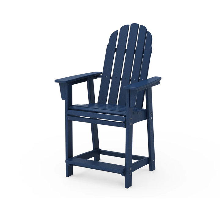 Polywood ADD601 Vineyard Curveback Adirondack Counter Chair