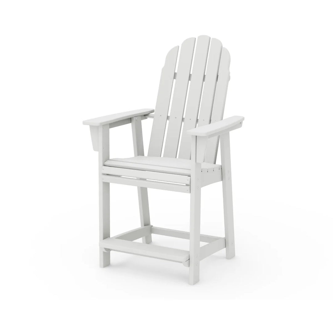 Polywood ADD601 Vineyard Curveback Adirondack Counter Chair