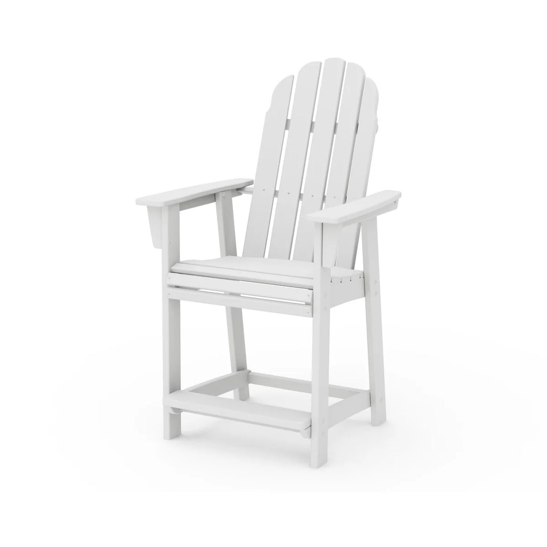 Polywood ADD601 Vineyard Curveback Adirondack Counter Chair