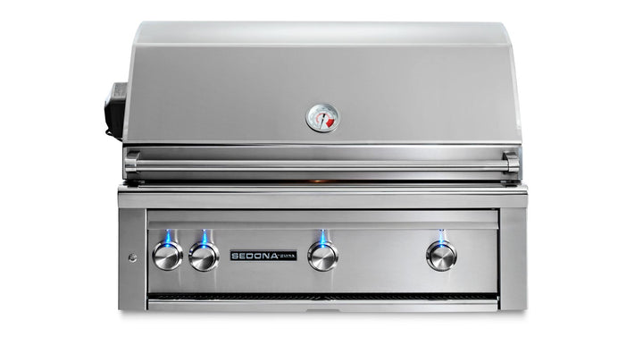 36" SEDONA BUILT-IN GRILL WITH ROTISSERIE, 1 PROSEAR INFRARED BURNER AND 2 STAINLESS STEEL BURNERS (L601PSR)