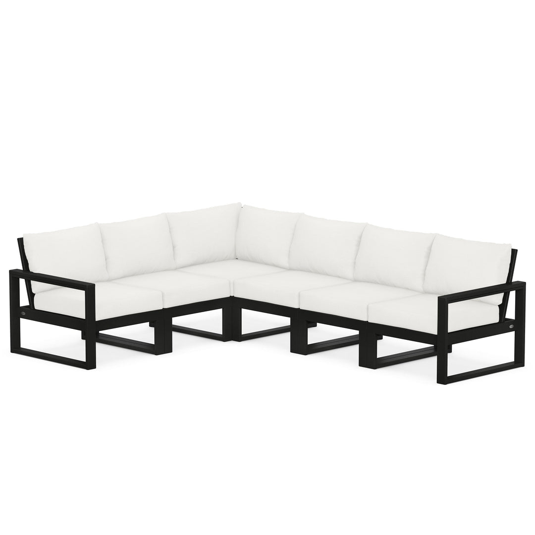 Polywood EDGE 6-Piece Modular Deep Seating Set
