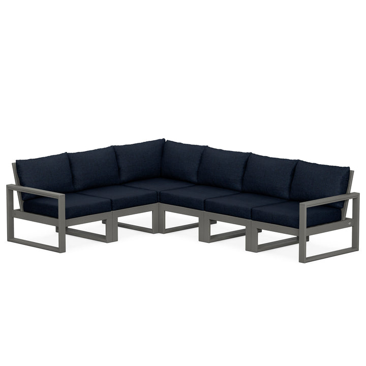 Polywood EDGE 6-Piece Modular Deep Seating Set
