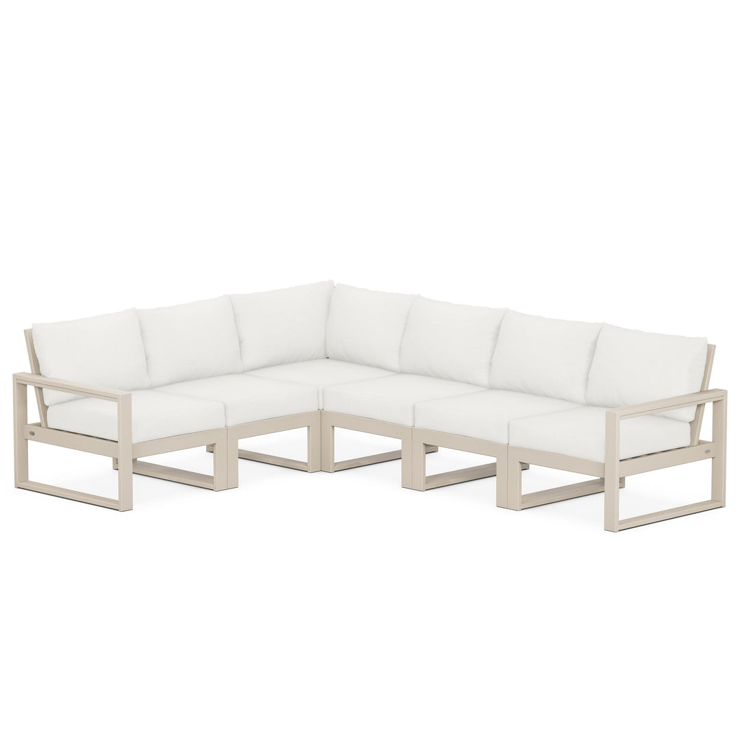Polywood EDGE 6-Piece Modular Deep Seating Set