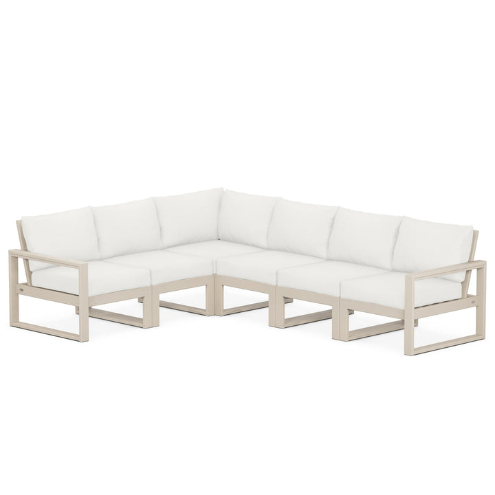 Polywood EDGE 6-Piece Modular Deep Seating Set