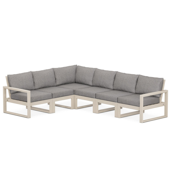 Polywood EDGE 6-Piece Modular Deep Seating Set