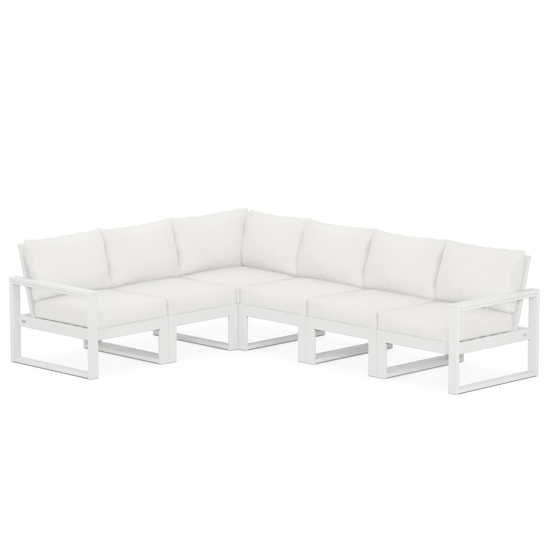 Polywood EDGE 6-Piece Modular Deep Seating Set