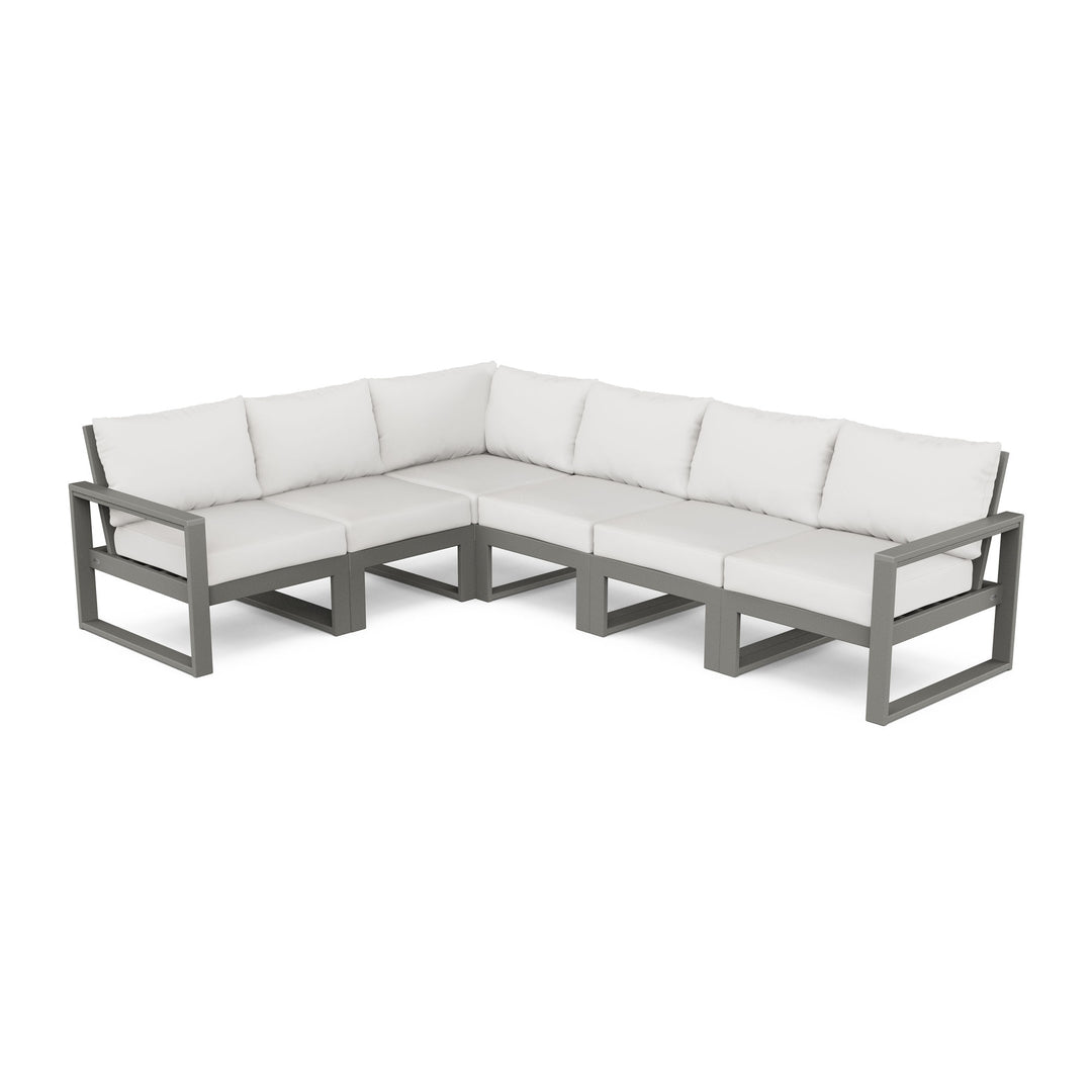 Polywood EDGE 6-Piece Modular Deep Seating Set