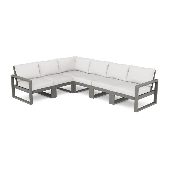 Polywood EDGE 6-Piece Modular Deep Seating Set