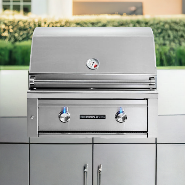 30" SEDONA BUILT-IN GRILL WITH 2 STAINLESS STEEL BURNERS (L501)