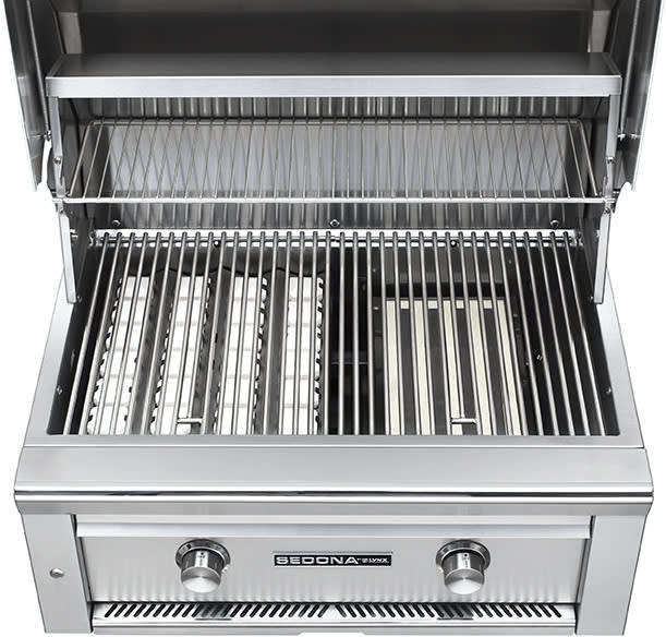 30" SEDONA BUILT-IN GRILL WITH 1 PROSEAR INFRARED BURNER AND 1 STAINLESS STEEL BURNER (L501PS)