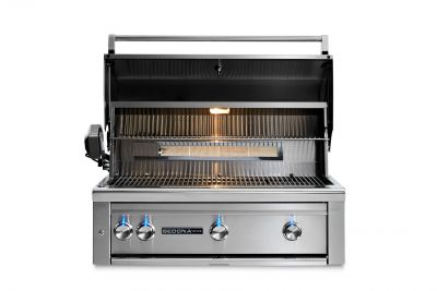 36" SEDONA BUILT-IN GRILL WITH 3 STAINLESS STEEL BURNERS AND ROTISSERIE (L601R)