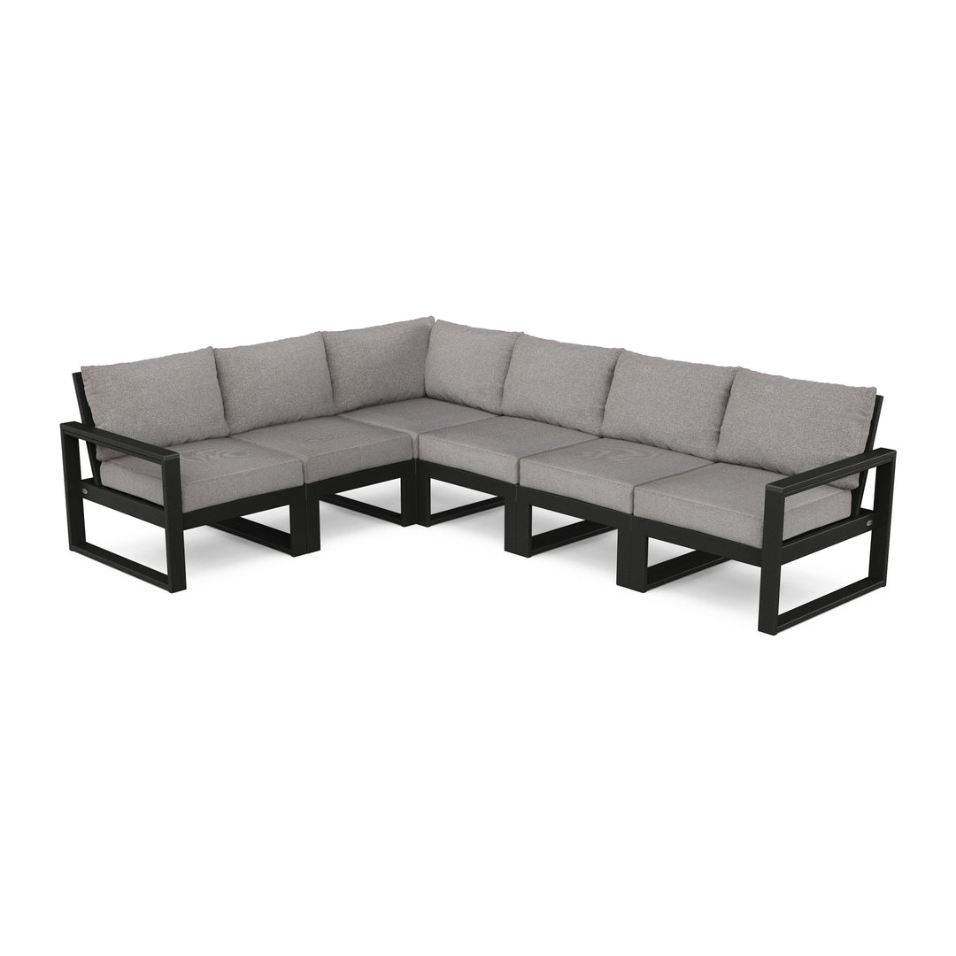 Polywood EDGE 6-Piece Modular Deep Seating Set
