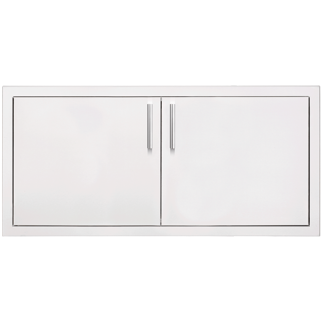 36" 2-Drawer Dry Storage Pantry & Enclosed Cabinet Combo Model: DP-36DC