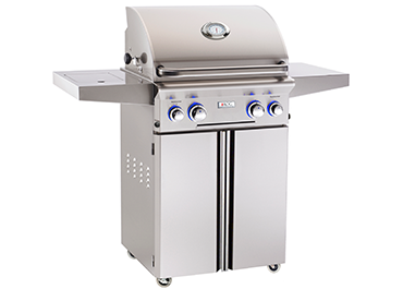 AMERICAN OUTDOOR GRILL FREESTANDING GRILL WITH LIGHTS AND ELECTRIC IGNITION (AOG PCL)