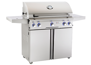 AMERICAN OUTDOOR GRILL FREESTANDING GRILL WITH LIGHTS AND ELECTRIC IGNITION (AOG PCL)