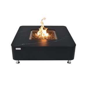 ELEMENTI PLUS ANNECY Marble Porcelain Fire Table OFP101BB (Black) OFP101BW (White)