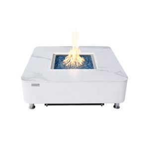 ELEMENTI PLUS ANNECY Marble Porcelain Fire Table OFP101BB (Black) OFP101BW (White)