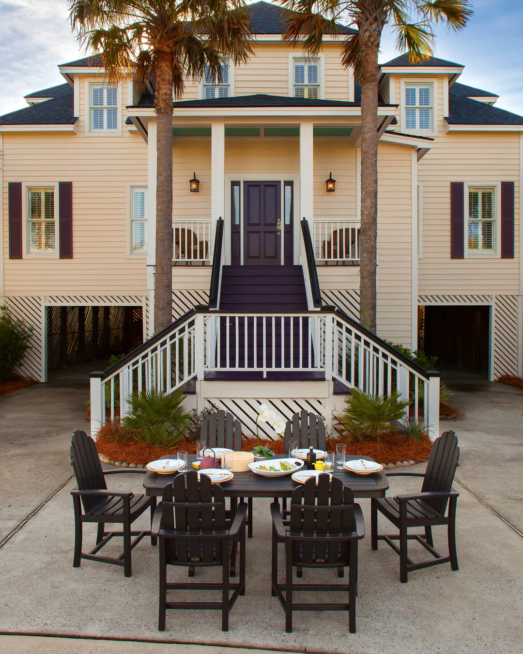 Polywood ADD200 Classic Adirondack Dining Chair