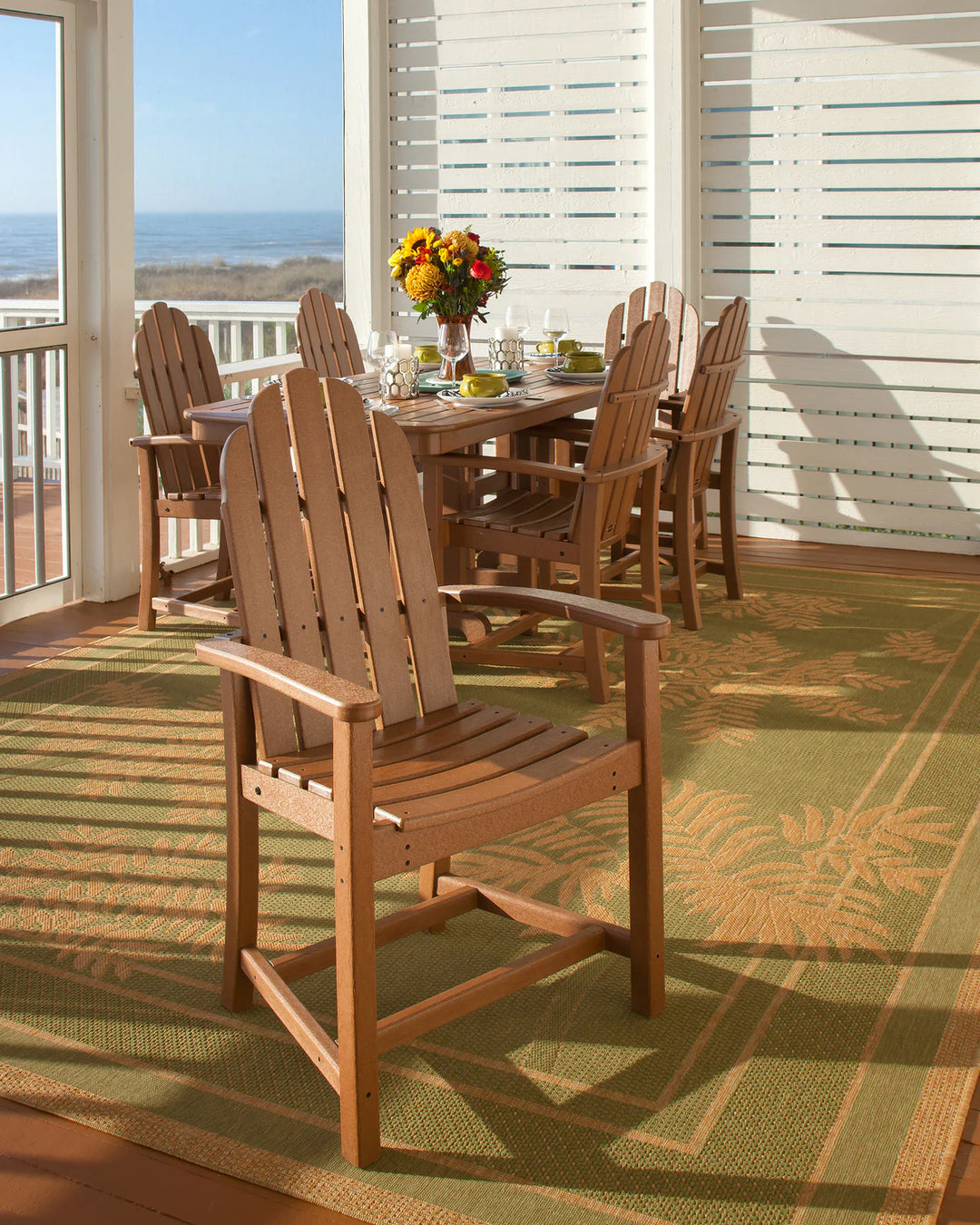 Polywood ADD200 Classic Adirondack Dining Chair