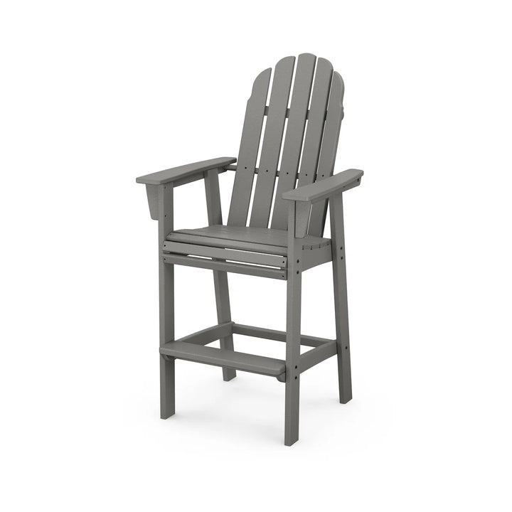 Polywood ADD602 Vineyard Curveback Adirondack Bar Chair