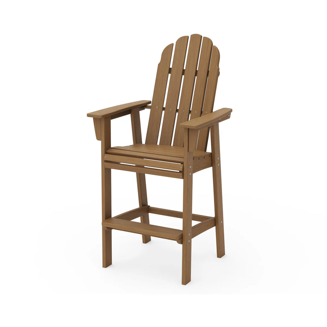 Polywood ADD602 Vineyard Curveback Adirondack Bar Chair