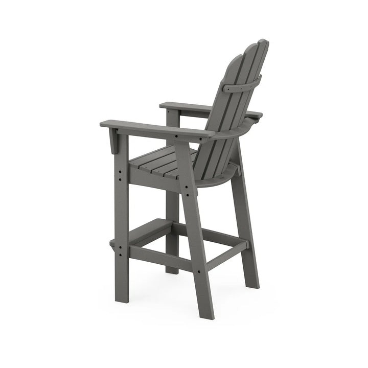 Polywood ADD602 Vineyard Curveback Adirondack Bar Chair