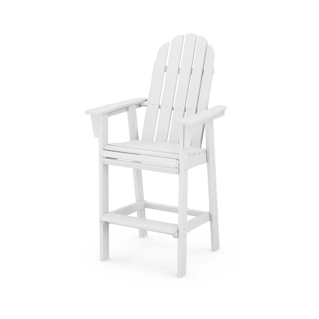 Polywood ADD602 Vineyard Curveback Adirondack Bar Chair
