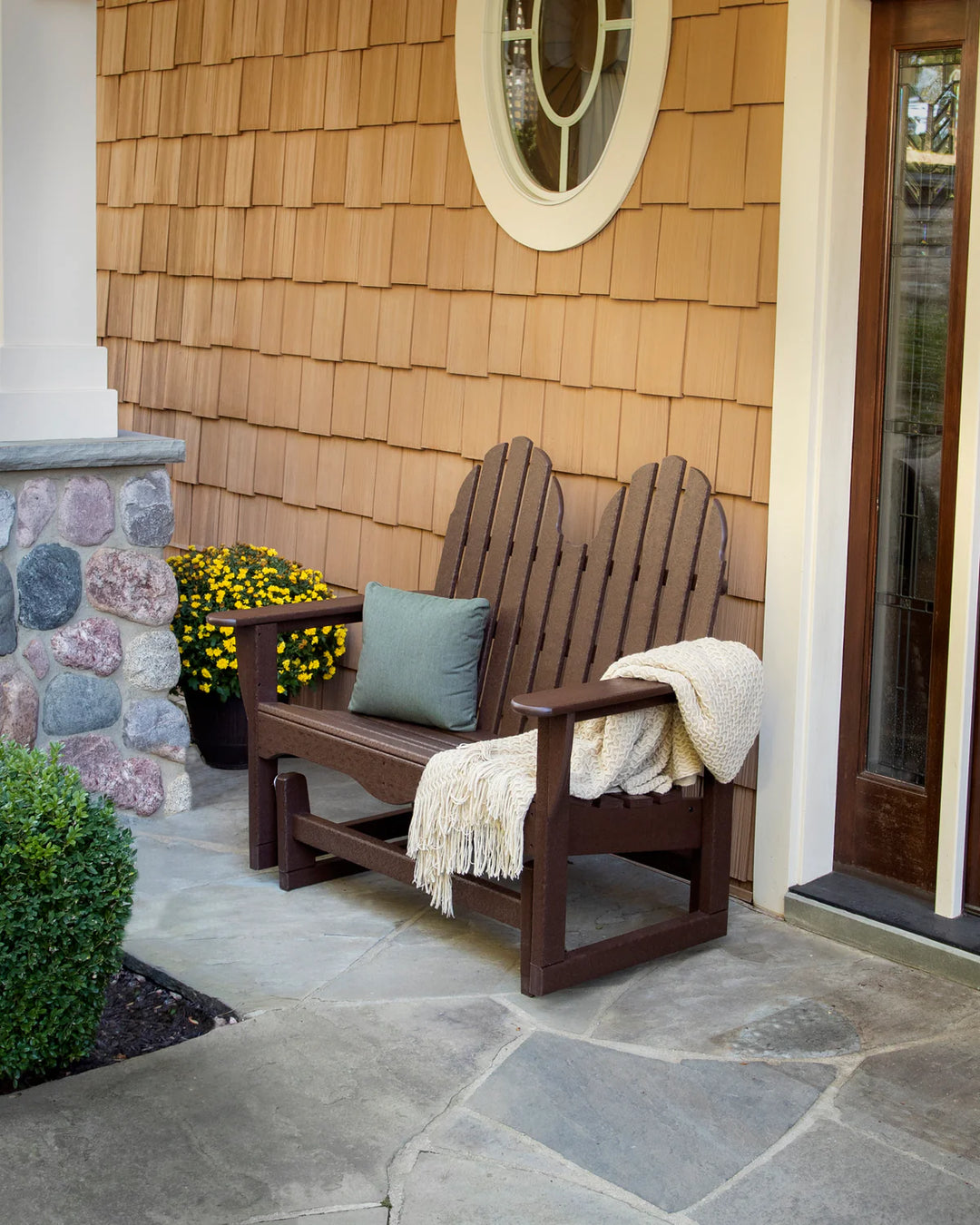 Polywood ADGL-1 Classic Adirondack 48" Glider