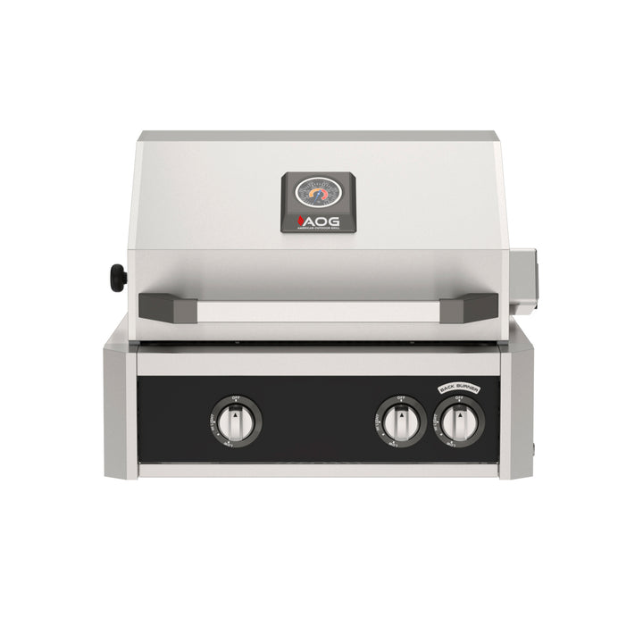 AMERICAN OUTDOOR GRILL BUILT IN GRILL WITH LIGHTS AND ELECTRIC IGNITION (AOG NBL)