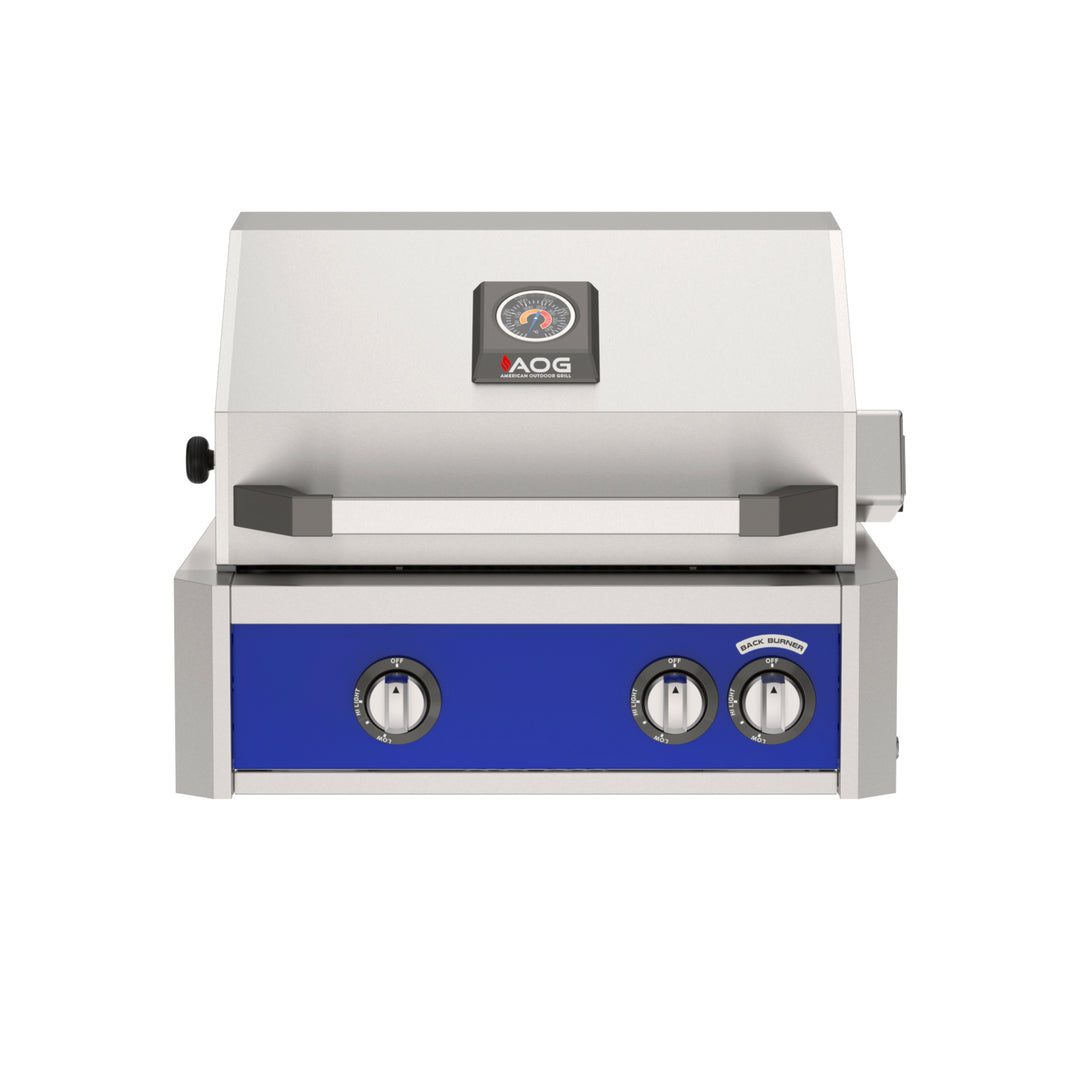 AMERICAN OUTDOOR GRILL BUILT IN GRILL WITH LIGHTS AND ELECTRIC IGNITION (AOG NBL)