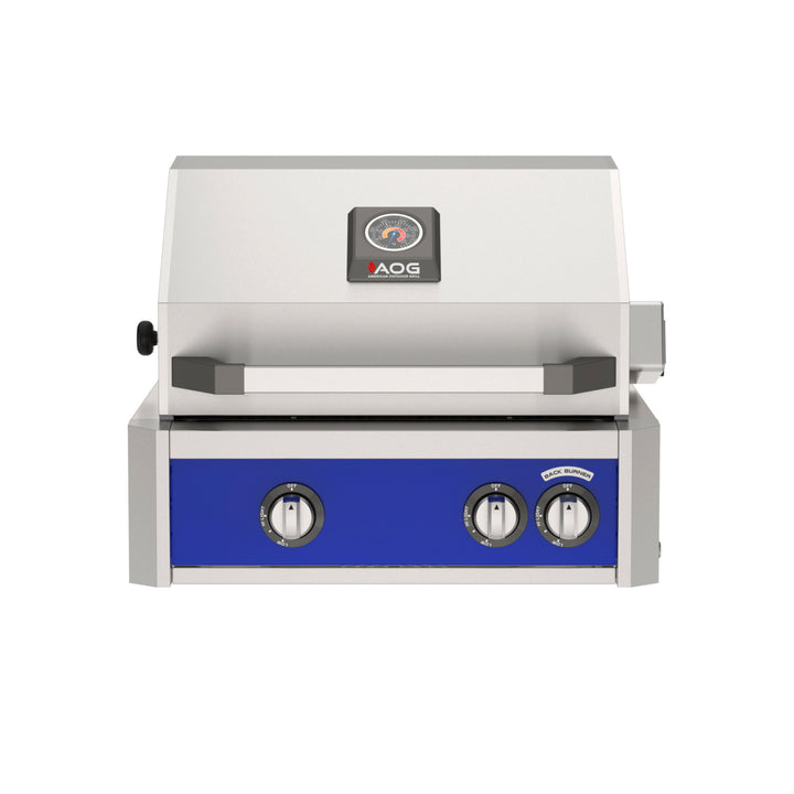 AMERICAN OUTDOOR GRILL BUILT IN GRILL WITH LIGHTS AND ELECTRIC IGNITION (AOG NBL)