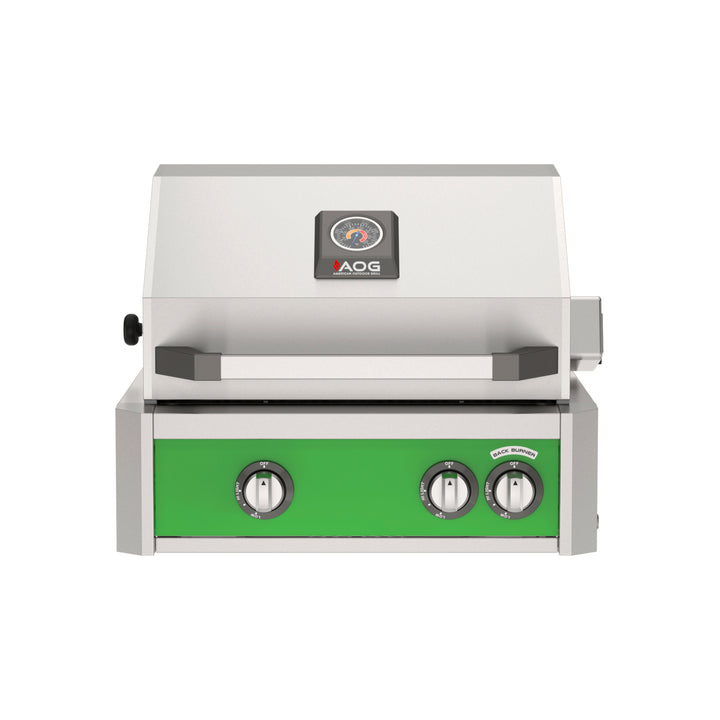 AMERICAN OUTDOOR GRILL BUILT IN GRILL WITH LIGHTS AND ELECTRIC IGNITION (AOG NBL)
