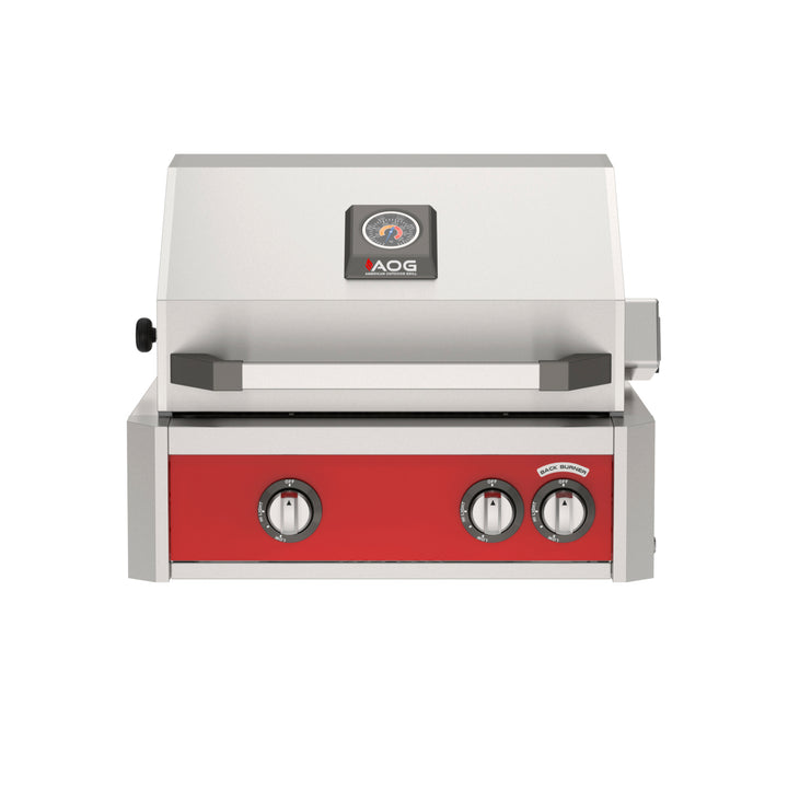 AMERICAN OUTDOOR GRILL BUILT IN GRILL WITH LIGHTS AND ELECTRIC IGNITION (AOG NBL)