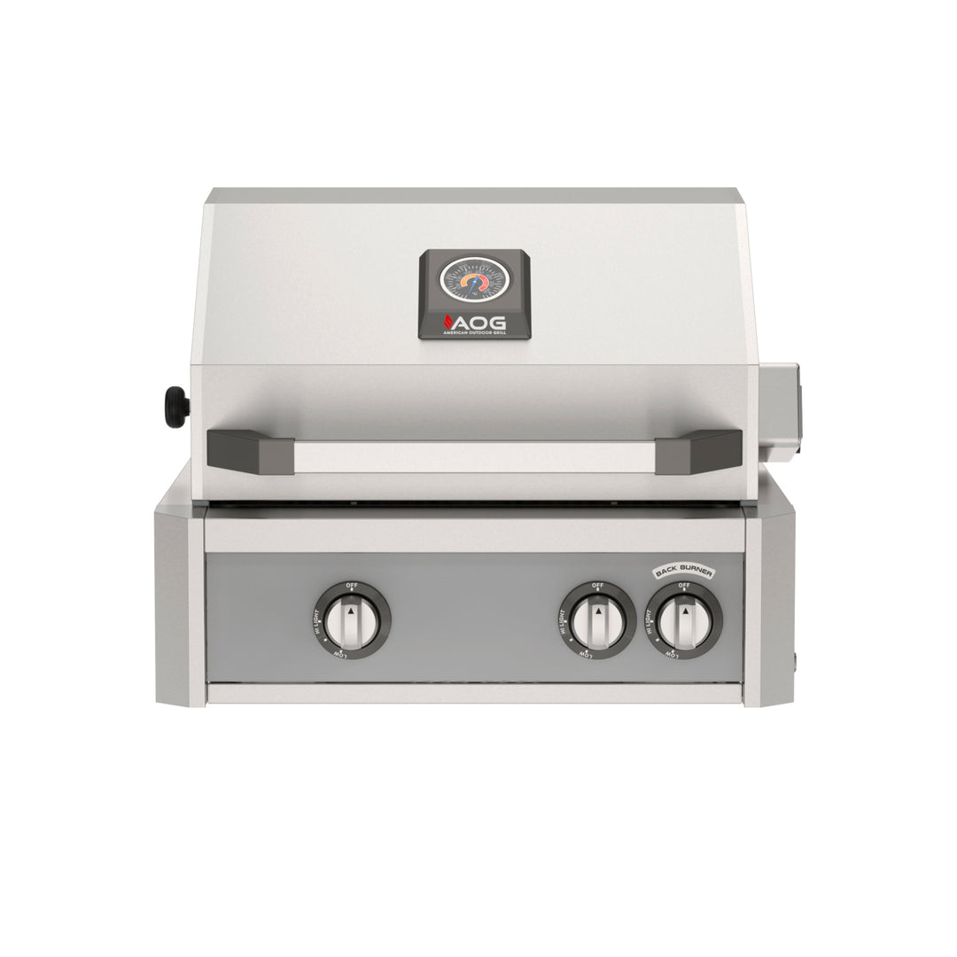 AMERICAN OUTDOOR GRILL BUILT IN GRILL WITH LIGHTS AND ELECTRIC IGNITION (AOG NBL)