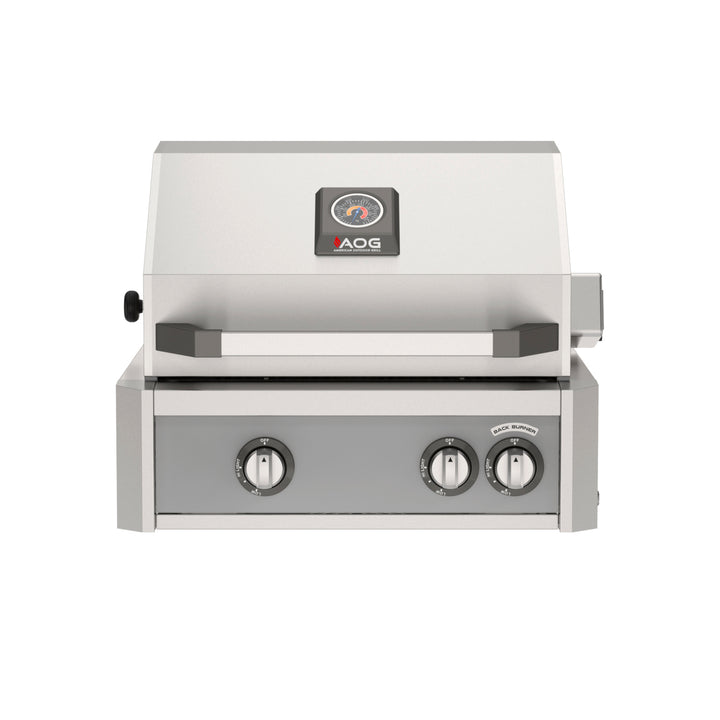 AMERICAN OUTDOOR GRILL BUILT IN GRILL WITH LIGHTS AND ELECTRIC IGNITION (AOG NBL)