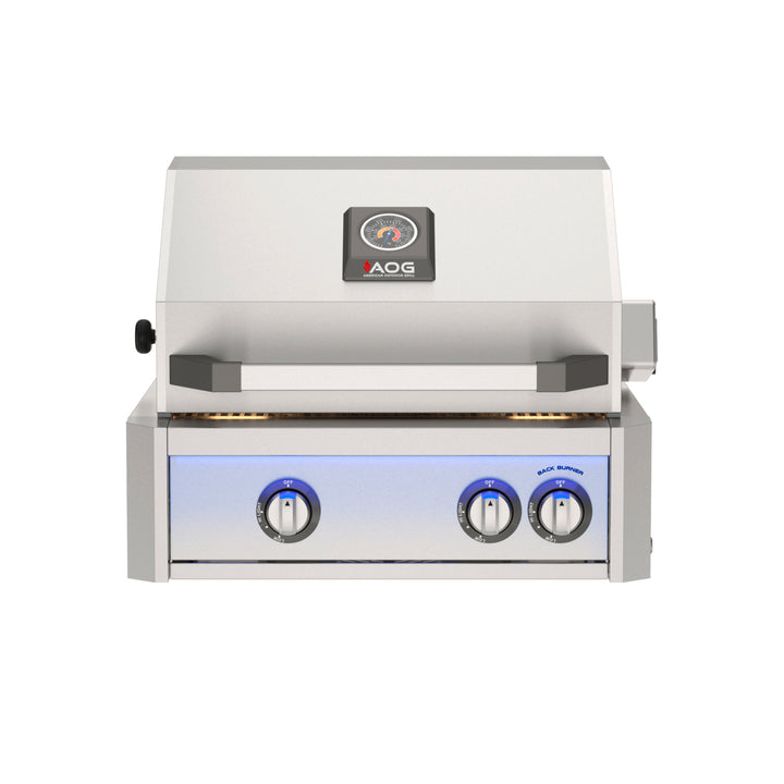 AMERICAN OUTDOOR GRILL BUILT IN GRILL WITH LIGHTS AND ELECTRIC IGNITION (AOG NBL)