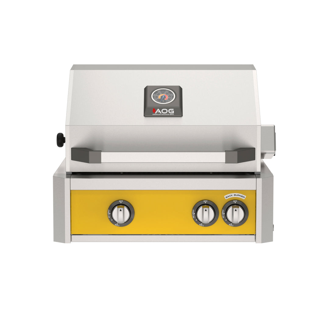 AMERICAN OUTDOOR GRILL BUILT IN GRILL WITH LIGHTS AND ELECTRIC IGNITION (AOG NBL)