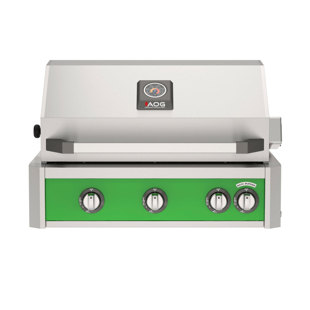 AMERICAN OUTDOOR GRILL BUILT IN GRILL WITH LIGHTS AND ELECTRIC IGNITION (AOG NBL)