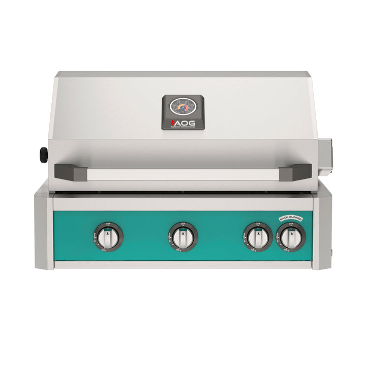 AMERICAN OUTDOOR GRILL BUILT IN GRILL WITH LIGHTS AND ELECTRIC IGNITION (AOG NBL)