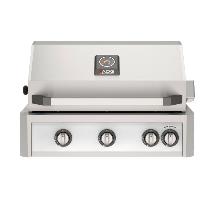 AMERICAN OUTDOOR GRILL BUILT IN GRILL WITH LIGHTS AND ELECTRIC IGNITION (AOG NBL)