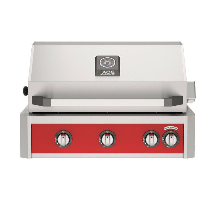 AMERICAN OUTDOOR GRILL BUILT IN GRILL WITH LIGHTS AND ELECTRIC IGNITION (AOG NBL)