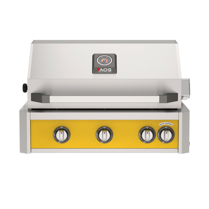 AMERICAN OUTDOOR GRILL BUILT IN GRILL WITH LIGHTS AND ELECTRIC IGNITION (AOG NBL)