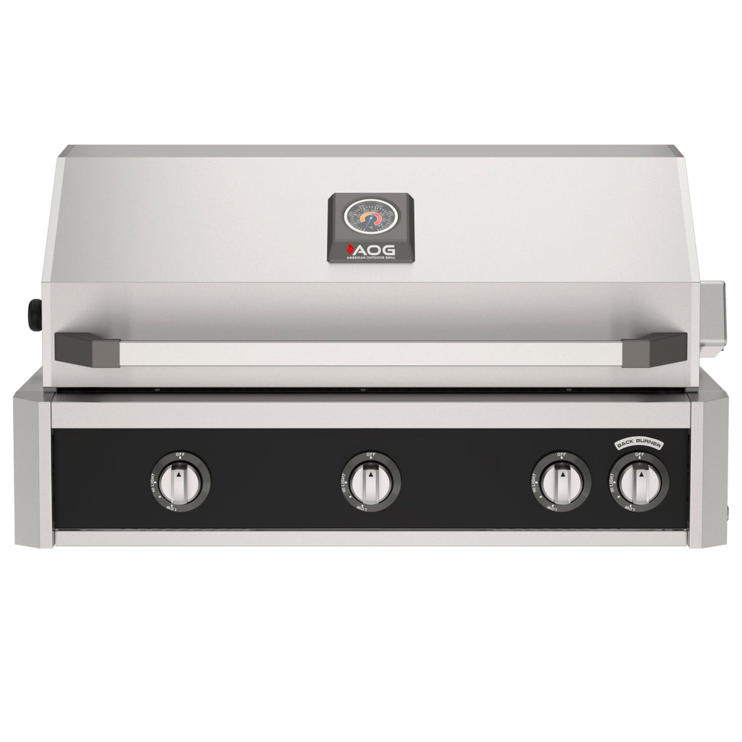 AMERICAN OUTDOOR GRILL BUILT IN GRILL WITH LIGHTS AND ELECTRIC IGNITION (AOG NBL)