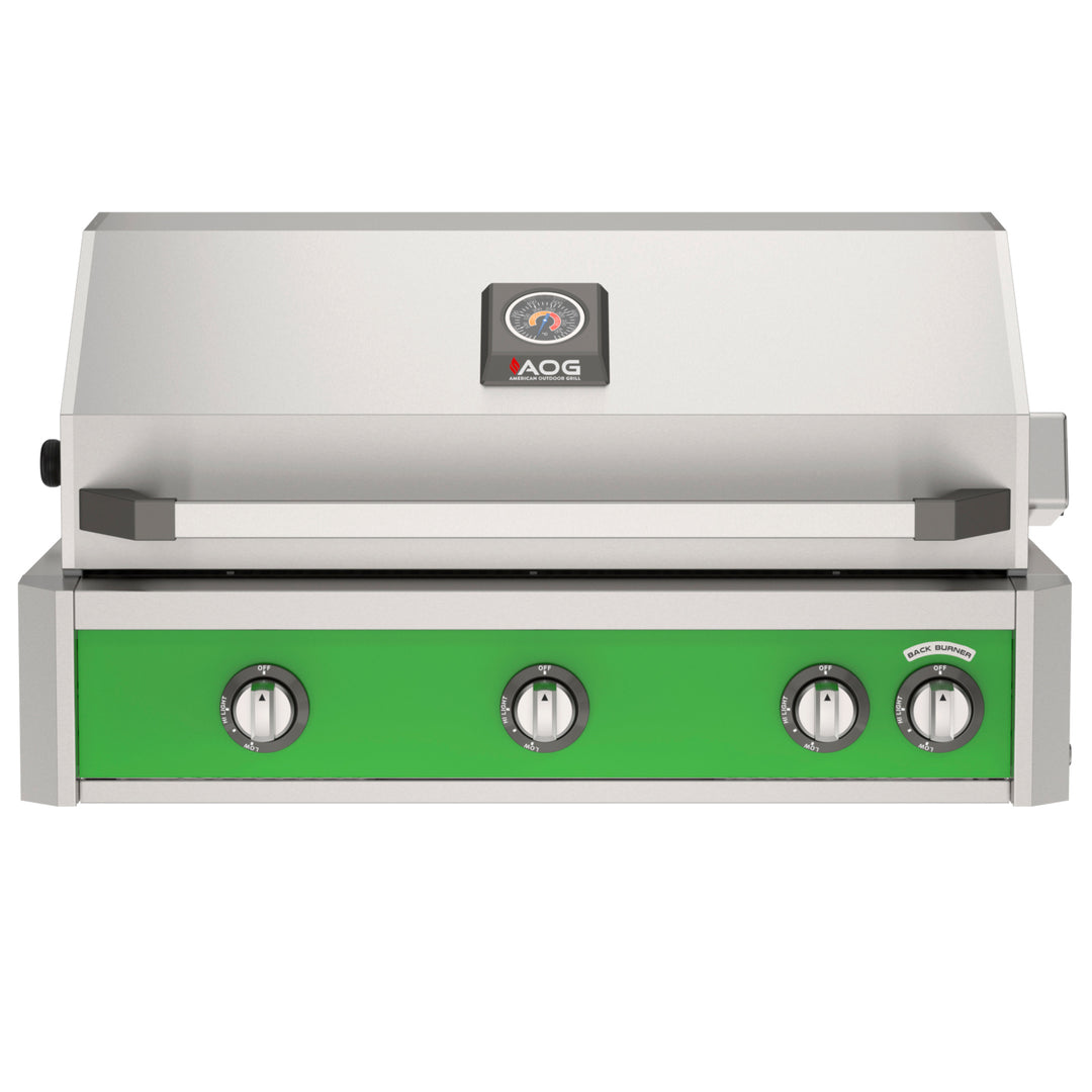 AMERICAN OUTDOOR GRILL BUILT IN GRILL WITH LIGHTS AND ELECTRIC IGNITION (AOG NBL)