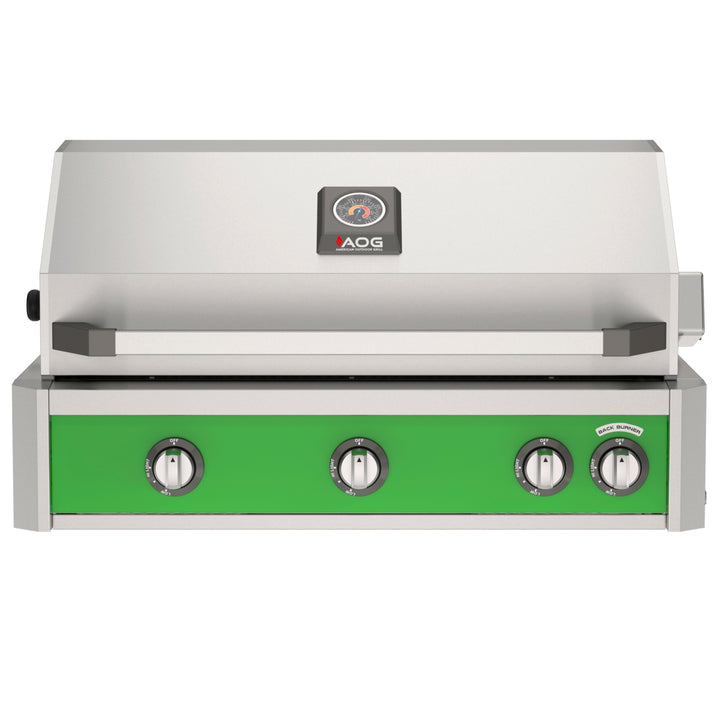 AMERICAN OUTDOOR GRILL BUILT IN GRILL WITH LIGHTS AND ELECTRIC IGNITION (AOG NBL)