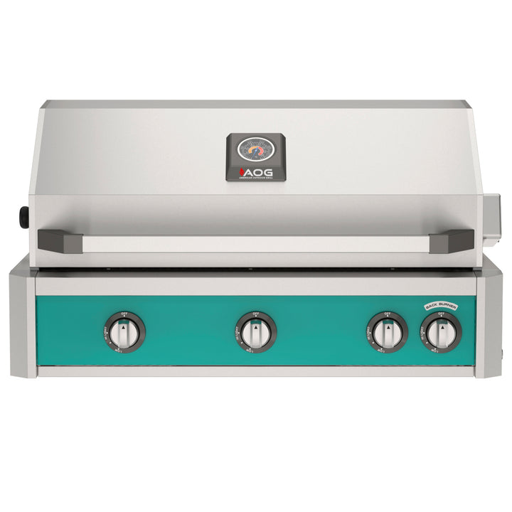 AMERICAN OUTDOOR GRILL BUILT IN GRILL WITH LIGHTS AND ELECTRIC IGNITION (AOG NBL)