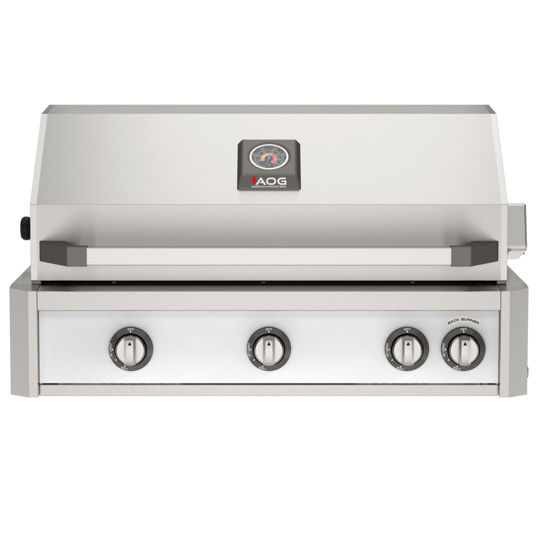 AMERICAN OUTDOOR GRILL BUILT IN GRILL WITH LIGHTS AND ELECTRIC IGNITION (AOG NBL)