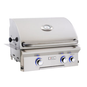 AMERICAN OUTDOOR GRILL BUILT IN GRILL WITH LIGHTS AND ELECTRIC IGNITION (AOG NBL)