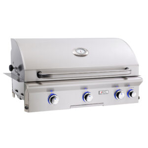 AMERICAN OUTDOOR GRILL BUILT IN GRILL WITH LIGHTS AND ELECTRIC IGNITION (AOG NBL)
